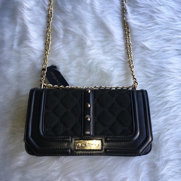 🌟🌿bebe Mini Stephanie Faux Suede Crossbody Olive - Picture 3 of 8